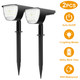 Solarek® 32-LED Solar Landscape Spotlight (2-Pack) product