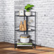 3-Tier Folding Metal Corner Shelf product