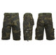 Men's Distressed Vintage Belted Cargo Shorts  product