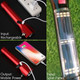 Car Safety Hammer Flashlight  LED High Lumens Rechargeable Solar Powered Escape Kit, Window Glass Breaker and Seatbelt Cutter(Red) product