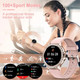 Smart Watch For Lady Women Bluetooth Call 100+Sports Mode Fitness Women DIY Dials With Body/Sleep Monitor For IOS Android Color Silver product