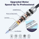 45000RPM Nail Drill Machine Electric Portable Nail File Rechargeable Nail Sander for Gel Nails Polishing for Home Manicure Salon,Colorful White product