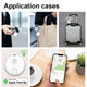 Portable GPS Tracking, Smart Anti Loss Device, GPS Smart Finders Tracker Device for Kids Pets White product