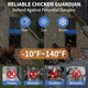 Automatic Chicken Coop Door, Efficient Automatic Chicken Door with Timer and Light Sensor, Practical Chicken Coop Accessories for Chicken and Duck product