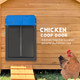 Automatic Chicken Coop Door, Efficient Automatic Chicken Door with Timer and Light Sensor, Practical Chicken Coop Accessories for Chicken and Duck product