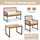 Costway 4-Piece Outdoor Patio Dining Set  product