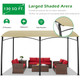 13 x 10-Foot Patio Porch Wall-Mounted Canopy Awning product