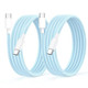 6-Foot USB-C to USB-C 3A Fast Charging Braided Charge Cord (1- or 2-Pack) product