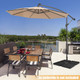 4-Piece 4.3-Gallon Cantilever Offset Patio Umbrella Base with Easy-Fill Spouts product
