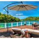 4-Piece 4.3-Gallon Cantilever Offset Patio Umbrella Base with Easy-Fill Spouts product
