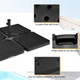 4-Piece 4.3-Gallon Cantilever Offset Patio Umbrella Base with Easy-Fill Spouts product