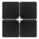 4-Piece 4.3-Gallon Cantilever Offset Patio Umbrella Base with Easy-Fill Spouts product
