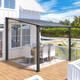 Wall-Mounted Patio Gazebo with Roof product