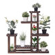 Indoor/Outdoor Wooden 6-Shelf Plant Display Stand product