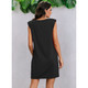 Women's Sleek Comfort Shoulder Pad Sleeveless Dress product
