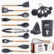 35-Piece Wooden Non-stick Kitchen Utensils Set, Bpa-free product