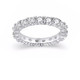 Sterling Silver Plated Eternity Engagement Ring product