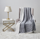 Sheradian Embossed Print Fleece/Sherpa Reversible Throw Blanket product