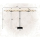 13-Foot Twin Patio Umbrella with Solar LED Lights product