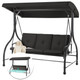 3-Seat Outdoor Swing Hammock with Adjustable Tilt Canopy product