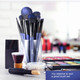 7 Pcs Makeup Brushes Kit Cosmetic Eye Shadow Lip Liner Blending Beauty Set, Blue product