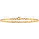 10-Inch 18K-Gold-Plated Flat Mariner Anklet product