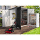 4 x 7.5-Foot Bike Storage Shed with Racks Inside product