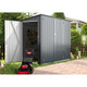4 x 7.5-Foot Bike Storage Shed with Racks Inside product