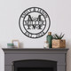 Personalized Split Letter Metal Family Sign Monogram product