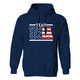Women's Patriotic 'USA Love' Pullover Hoodie product