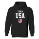 Women's Patriotic 'USA Love' Pullover Hoodie product