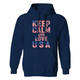 Women's Patriotic 'USA Love' Pullover Hoodie product
