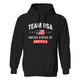 Women's Patriotic 'USA Love' Pullover Hoodie product