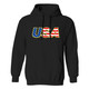 Women's Patriotic 'USA Love' Pullover Hoodie product