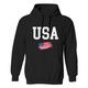 Women's Patriotic 'USA Love' Pullover Hoodie product