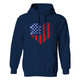 Women's Patriotic 'USA Love' Pullover Hoodie product