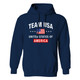 Women's Patriotic 'USA Love' Pullover Hoodie product