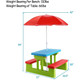 Costway Honeyjoy Kids Picnic Table Set with Umbrella product