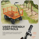 SuperHandy Electric-Assist Garden Cart product