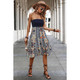 Women's Off-Shoulder Geo Floral Dress product