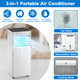 8000 BTU 3-in-1 Fan, Dehumidifier, Air Conditioner product