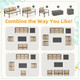  Outdoor Patio Furniture Set with 2 Storage Boxes (7 Pieces) product