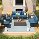  Outdoor Patio Furniture Set with 2 Storage Boxes (7 Pieces) product