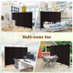 3-Panel Folding Room Divider with Lockable Wheels product