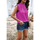 Women's Elegance in Ruffles Cap Sleeve Blouse product