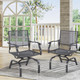 Outdoor Rocking or Swivel Patio Dining Chairs (Set of 2) product