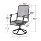 Outdoor Rocking or Swivel Patio Dining Chairs (Set of 2) product