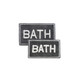 St.  Mary's® 100% Cotton Tufted Bath Rugs with Latex Backing (Set of 2) product