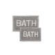 St.  Mary's® 100% Cotton Tufted Bath Rugs with Latex Backing (Set of 2) product