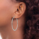 Stainless Steel Polished 43mm Diameter Hoop Earrings product